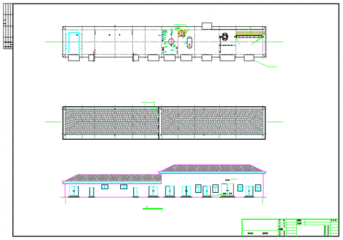 【浙江】小学传达室及附属用房建筑施工图（含结构图）_图1