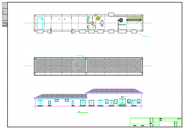 【浙江】小学传达室及附属用房建筑施工图（含结构图）-图二