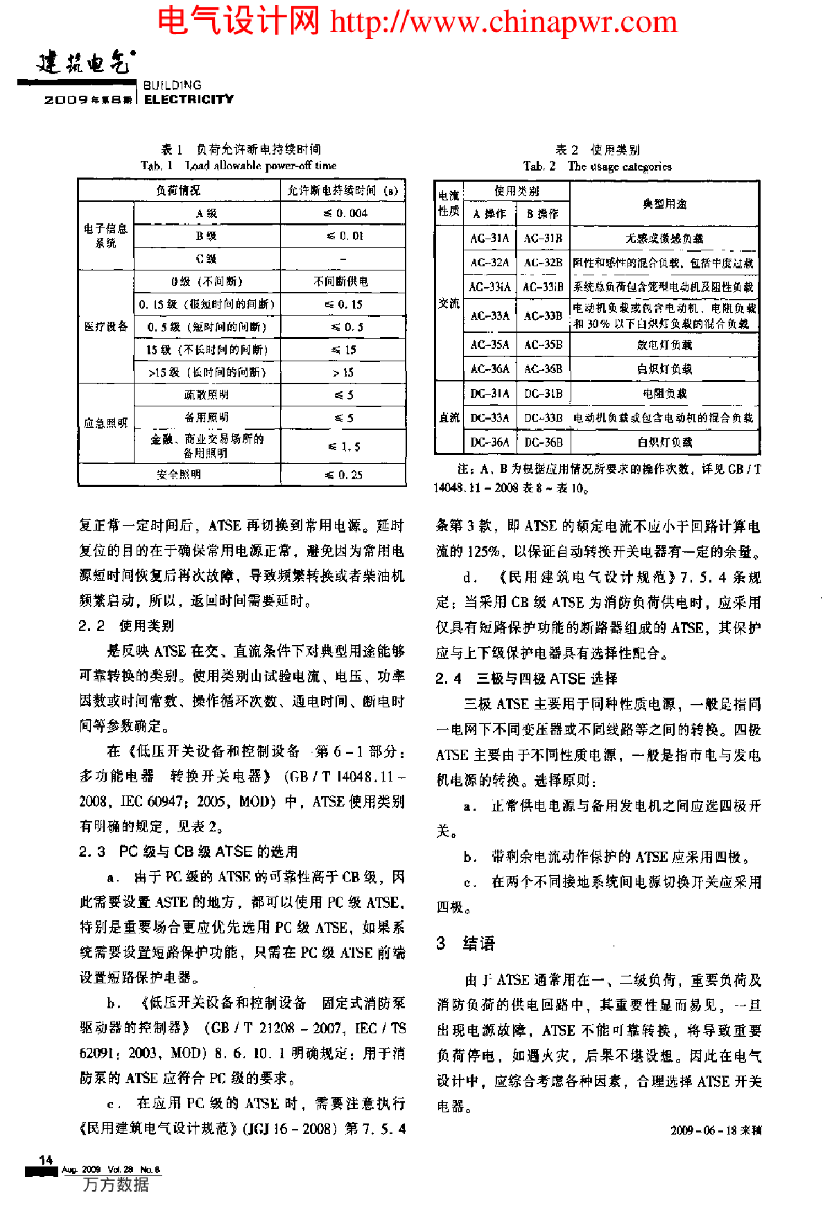 ATSE在电气设计中的选用-图二