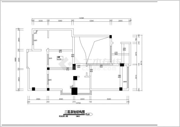 大气干练欧式风格三层别墅CAD施工图（含效果图）-图二