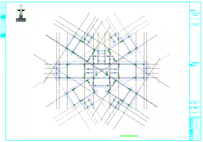 五层框剪结构高管公寓结构图（2014年5月出图）_图1