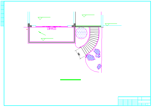 旋转式钢结构楼梯结构施工图(含平面下料)_图1