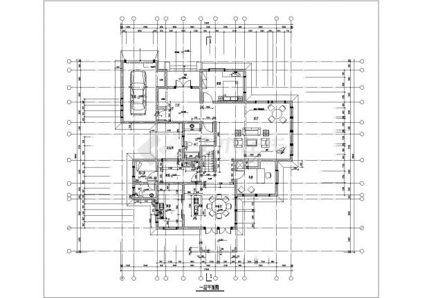 某地区多层现代风格别墅建筑设计案例图-图一