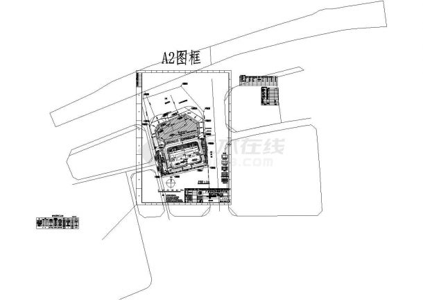 【广州】某多层框架厂房大楼结构施工图-图一