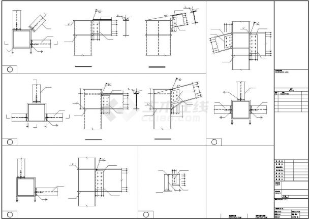 [昆明]钢结构售楼中心结构施工图（全套）-图二