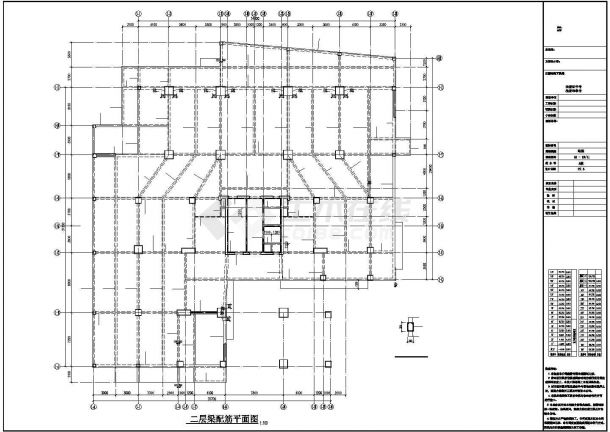 [四川]某31层框支剪力墙综合楼结构设计图-图二