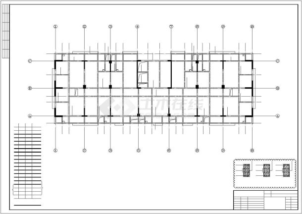 某18层框架－抗震墙住宅结构设计图-图一