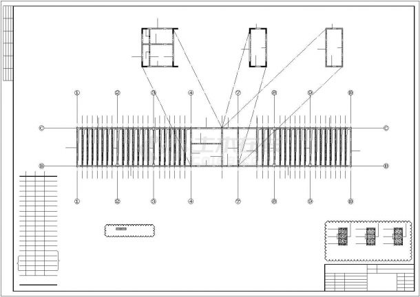某18层框架－抗震墙住宅结构设计图-图二