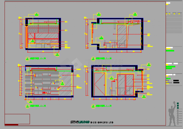 某地一期单位住宅楼样板间装修设计施工图（图片）-图一