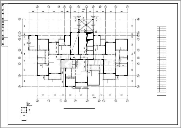 某30层剪力墙住宅结构设计图-图一
