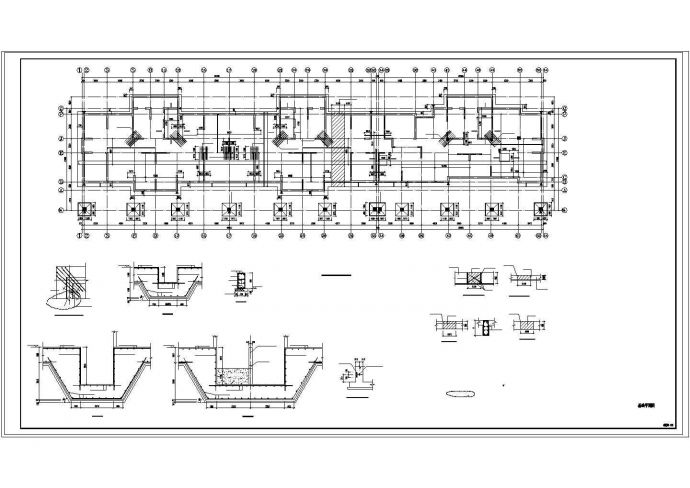 某18层框架抗震墙住宅结构设计图_图1