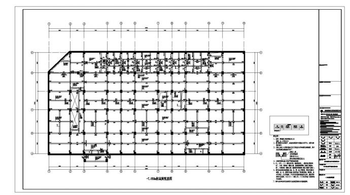 某公共停车场结构设计CAD套图_图1
