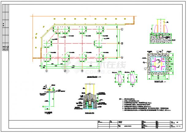 扩建项目6米跨门式刚架钢结构厂房结构施工图-图二