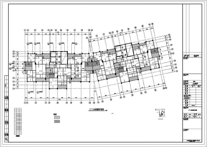 地上18层框剪结构商住楼结构施工图_图1