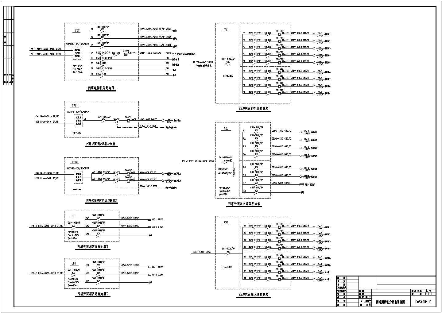 某建筑工程全套电气施工全套参考CAD详图