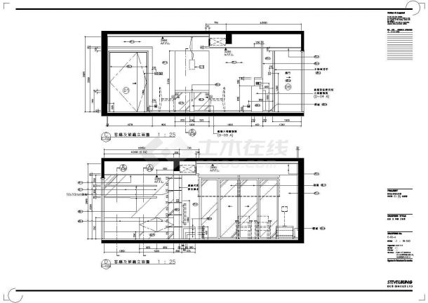 某地住宅楼样板房装修设计施工详图-图二