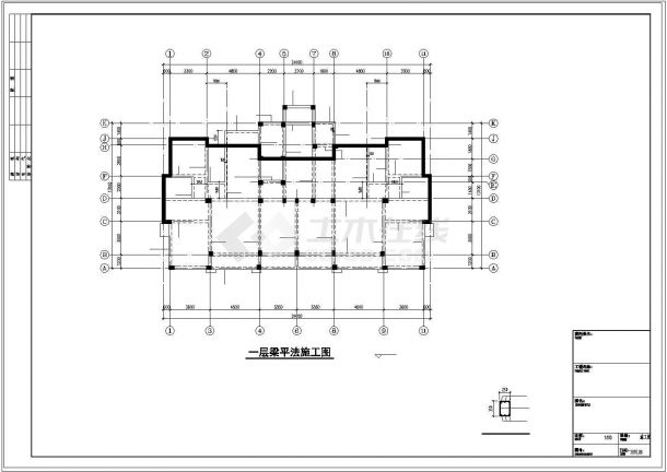 【辽宁】地上五层框架结构住宅楼结构施工图-图二