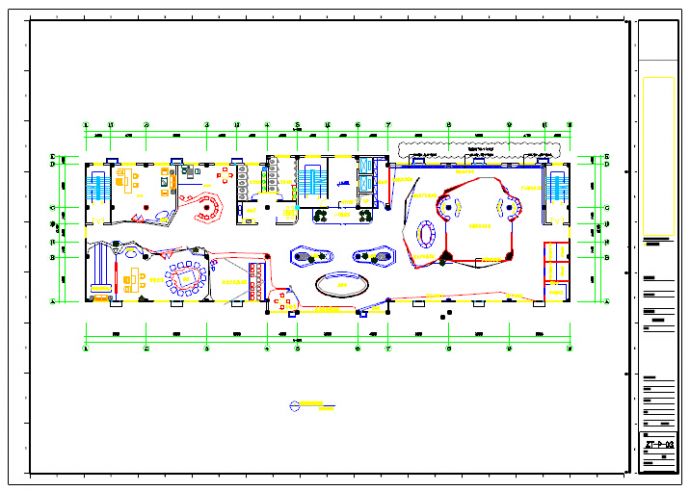 工业材料展厅设计施工图（含效果图）_图1