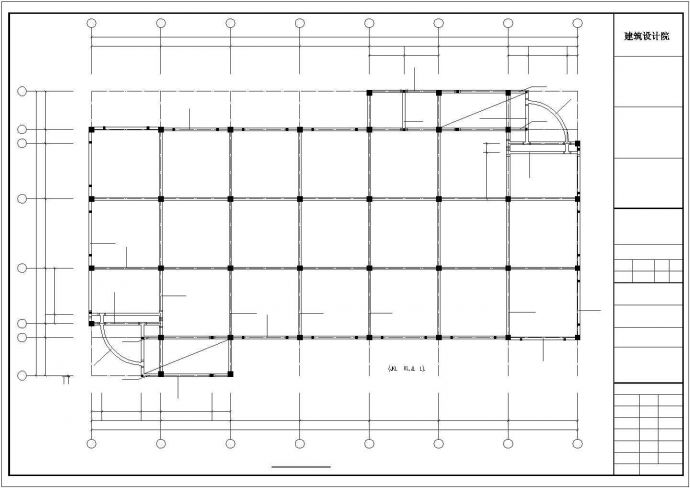 中小型热电厂框架结构设计CAD详细参考图_图1