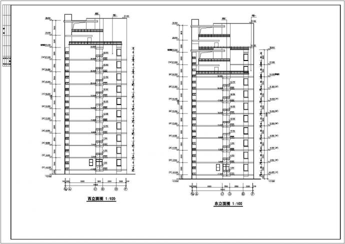 某市花园式高层住宅建筑施工图（全套）_图1