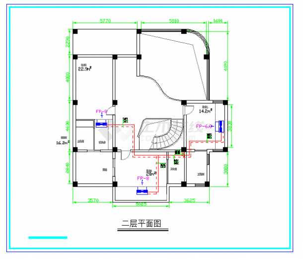 多套小型别墅建筑暖通空调系统设计施工图（风冷模块 多联机系统）-图二