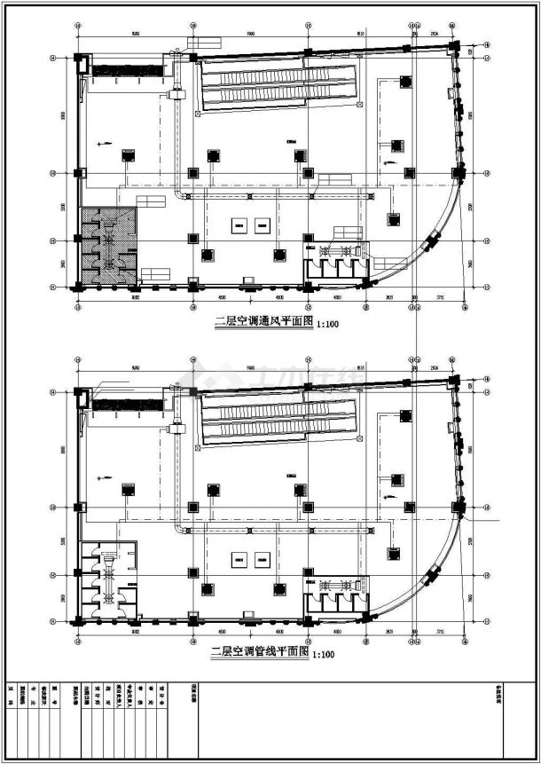 某城市商场门店空调施工设计规划参考图-图二