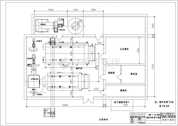 某厂房锅炉房热力系统规划参考图-图一
