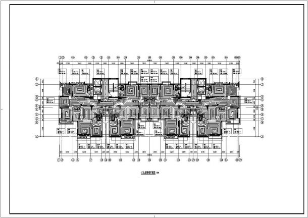高层住宅楼采暖系统设计CAD布置图-图二