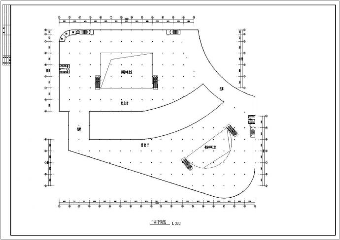 商场建筑平立面方案设计CAD图纸_图1