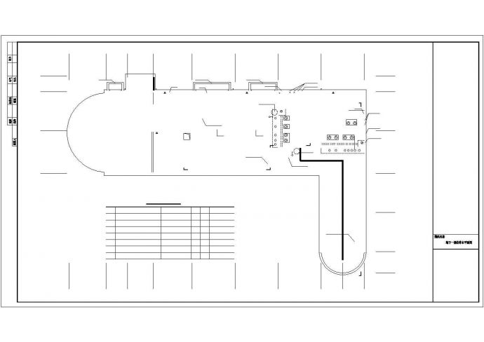 某四层幼儿园和物业中心给排水全套施工图_图1
