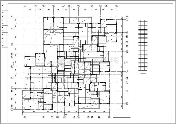 某33层剪力墙住宅结构设计图-图一