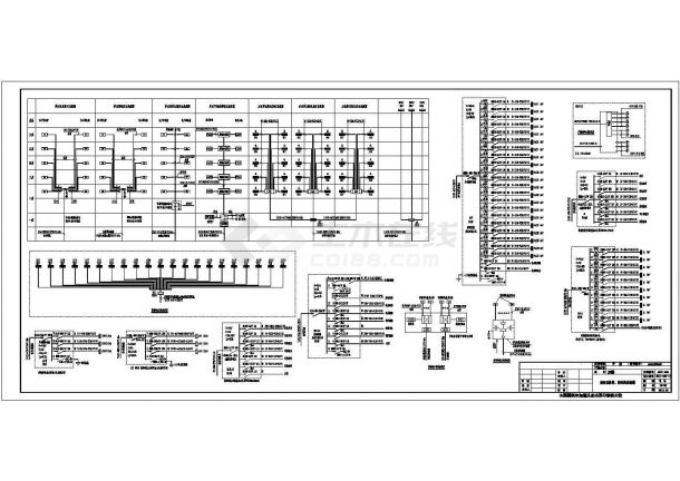 六层商住楼电气系统CAD图-图二