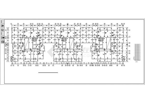 西峡县某23层框剪住宅结构设计图-图二