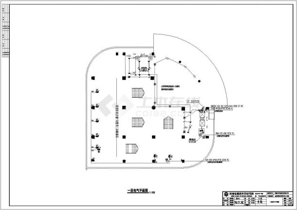 [湖南]国际商贸中心商业楼电气施工图-图二