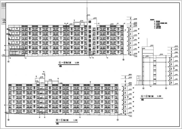 某地六层住宅楼建筑设计方案图（共7张）_图1