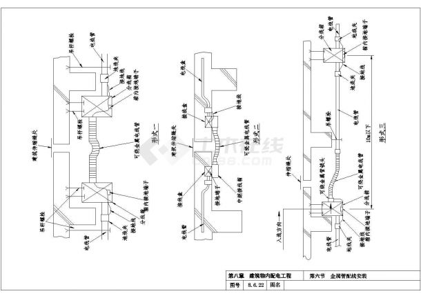10KV变电所8-6金属管配线设计图6-图二
