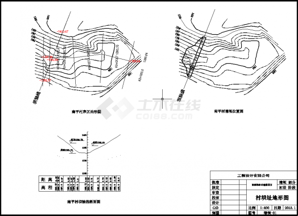 x县xx浆砌石塘坝工程施工图（附实施方案）-图二