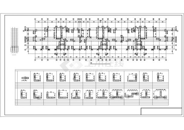 郑州某5层剪力墙住宅结构设计图-图二