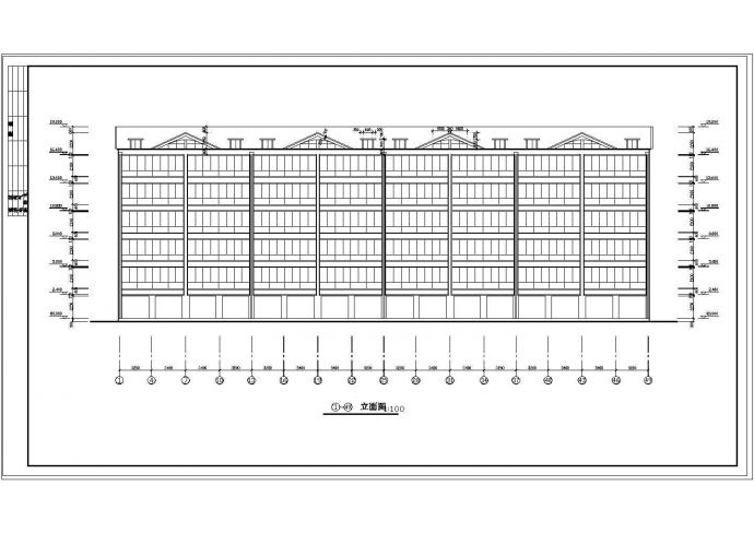 某高层住宅楼砖混结构设计施工图纸_图1