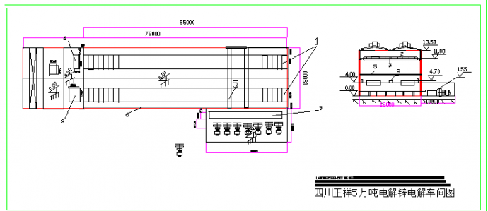 某工厂车间设备连接设计施工图_图1