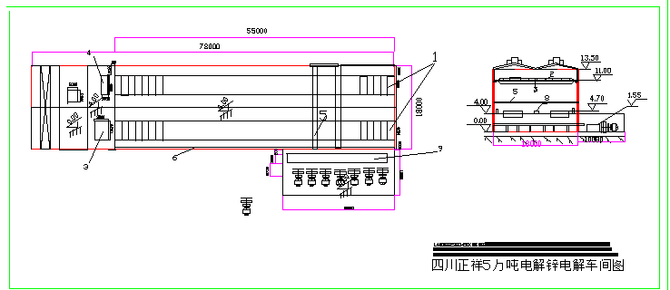 某工厂车间设备连接设计施工图