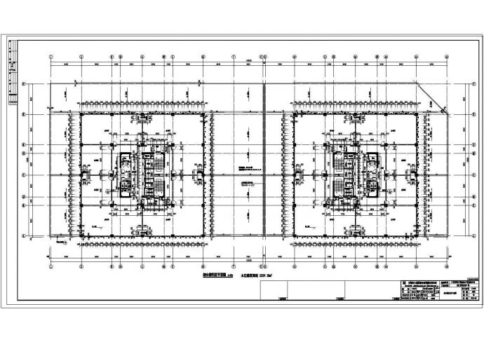 25层框架核心筒商务办公楼建筑施工图_图1
