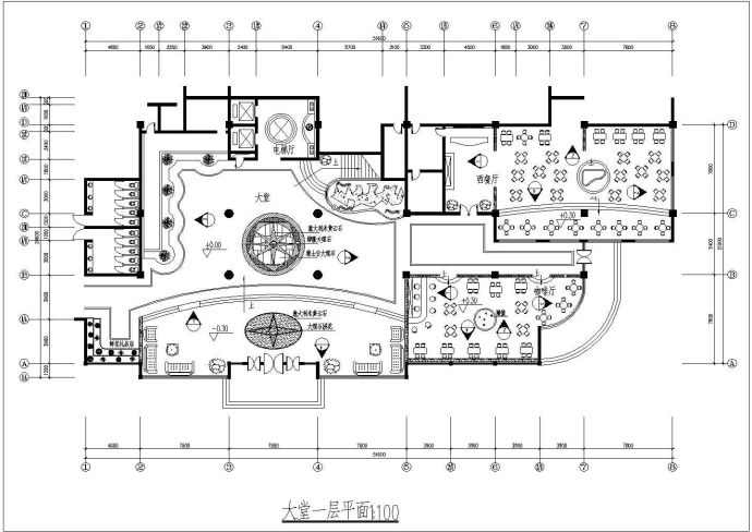 【上海】某西餐厅建筑设计施工图纸_图1