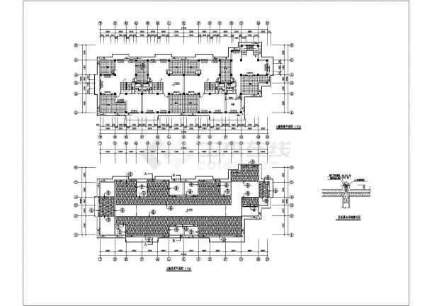 某联建房建筑施工设计CAD图-图二