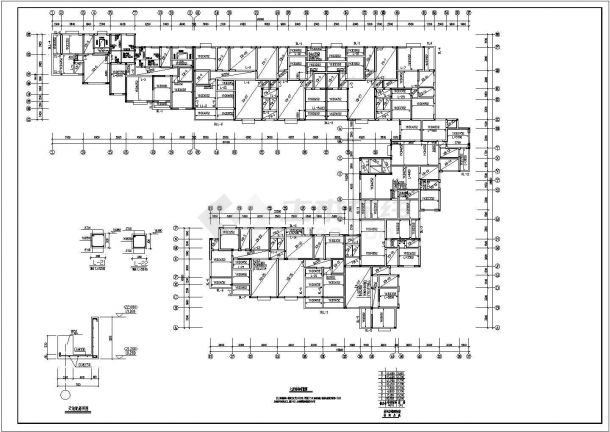 某地六层住宅楼结构设计施工图（砖混结构）-图二
