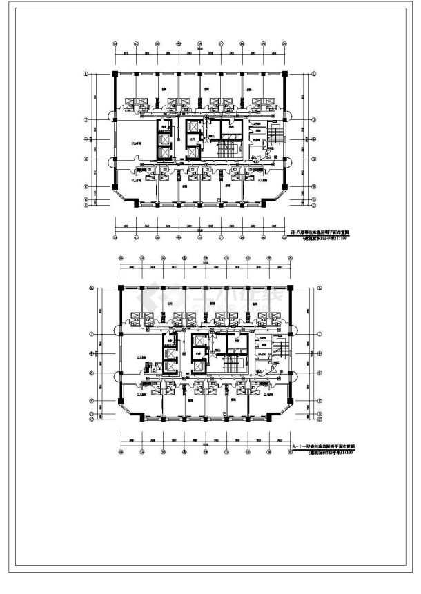 [山西]办公综合大楼精装电气全套施工图-图二