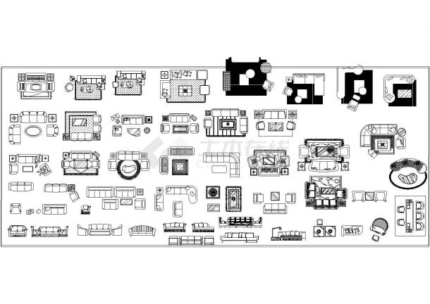 CAD室内装饰图块（详细、实用）-图二