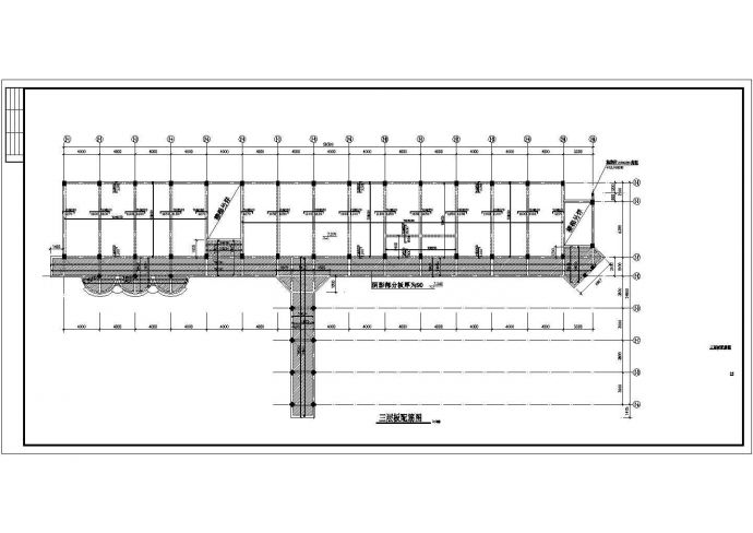 某地区教学楼建筑结构施工CAD图纸_图1