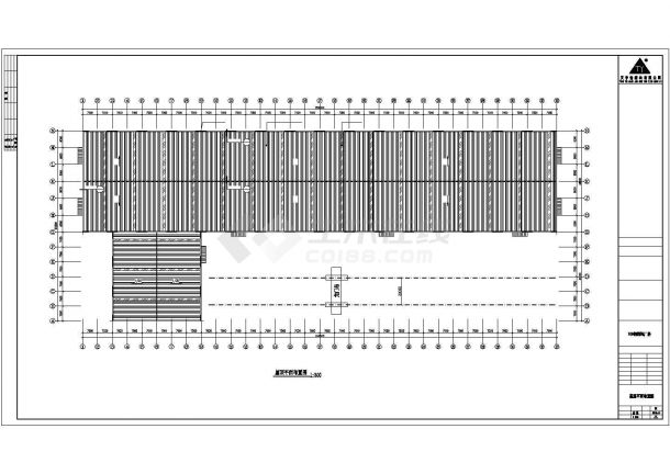 某公司轻钢厂房建筑结构设计CAD图-图二