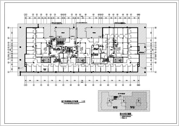 [江苏]16层高档住宅楼电气全套施工图（断路器联动接线详图、楼道灯火灾点燃回路）-图一